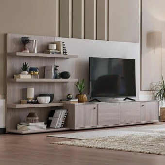 Тумба с задней ТВ панелью ENZA HOME BASEL EH59471