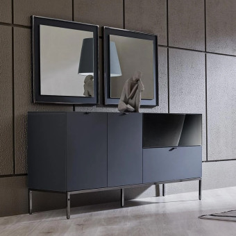 Сервант (черный) ENZA HOME Коллекция LEGATO (ЛЕГАТО) арт. EH59574