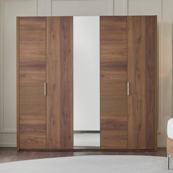 Шкаф с дверцами 5 дверей ENZA HOME PAVIA EH67044