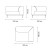 Угловой левый (K4) ENZA HOME Коллекция EMOTICON (ЭМОУШН) арт. EH71966