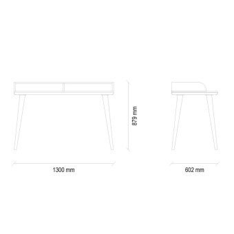 Cтол письменный ENZA HOME BASEL EH59475