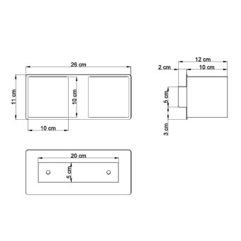 Настенный светильник Sollux Quad SL.0657