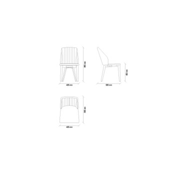 Стул ENZA HOME Коллекция NETHA (НЕТА) арт. EH54629