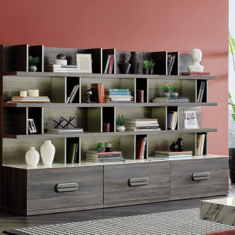 ТВ модуль с полками ENZA HOME Коллекция GIORNO (ДЖИОРНО) арт. EH51062