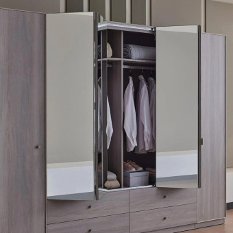 Шкаф 6 складных дверей ENZA HOME BASEL EH59481