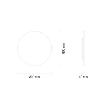 Зеркало для серванта ENZA HOME BASEL EH59309