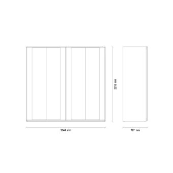 Шкаф-купе 240 Версия 1 ENZA HOME NETHA EH56242