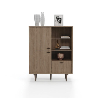 Шкаф книжный ENZA HOME Коллекция PALOMA (ПАЛОМА) арт. EH69395