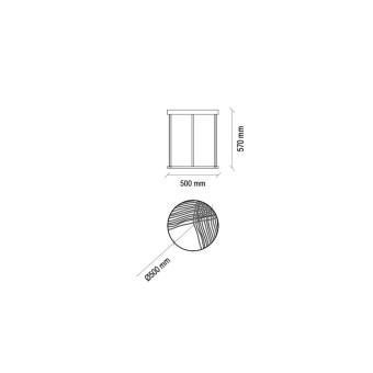 Стол журнальный высокий ENZA HOME Коллекция MORA (МОРА) арт. EH57648