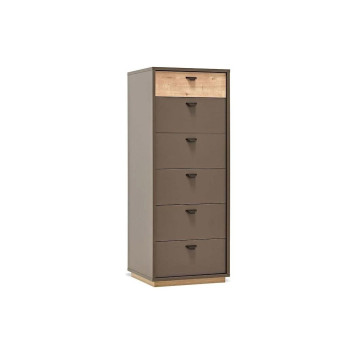 Комод высокий (серый) ENZA HOME Коллекция POLKA (ПОЛЬКА) арт. EH67071
