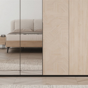 Шкаф с дверцами 6 дверей ENZA HOME TERRA EH68118