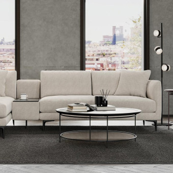 2 местный прямой левый ENZA HOME Коллекция PARMA (ПАРМА) арт. EH72560