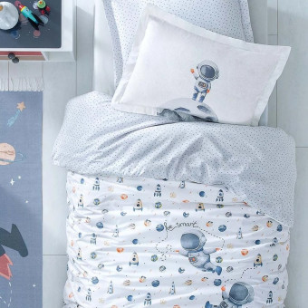 Детский постельный комплект Single Size (160x220 см) YATAS BEDDING "SPACE" EH59305