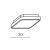 Накладной светильник Azzardo Quadro A AZ0202