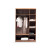 Шкаф с дверцами 3 двери ENZA HOME Коллекция MISTRAL (МИСТРАЛ) арт. EH30668