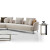 2 местный прямой левый (L1) ENZA HOME Коллекция SEOUL (СЕУЛ) арт. EH71736