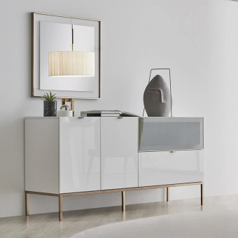 Сервант (белый) ENZA HOME Коллекция LEGATO (ЛЕГАТО) арт. EH59460