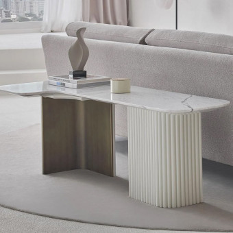 Стол журнальный мрамор ENZA HOME DALLAS EH68279