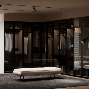 Шкаф гардеробный 2 двери ENZA HOME ODENA EH74156