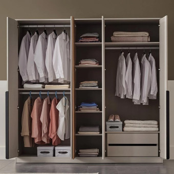 Шкаф с дверцами 5 дверей ENZA HOME LORETO EH57655