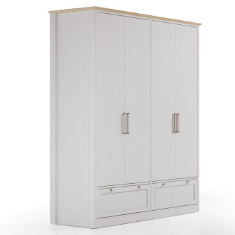 Шкаф с дверцами 4 двери ENZA HOME Коллекция MARSELL (МАРСЭЛЬ) арт. EH74202
