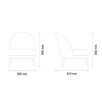 Кресло ENZA HOME PETRA EH61128