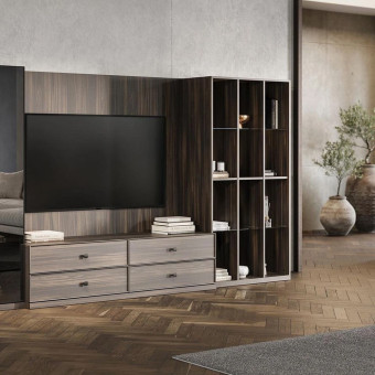 Шкаф книжный ENZA HOME Коллекция PARMA (ПАРМА) арт. EH68326