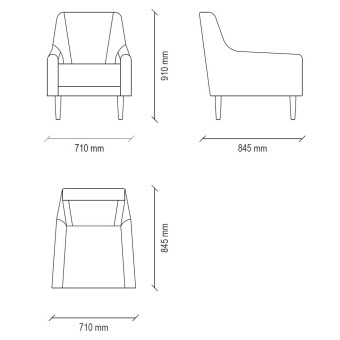 Кресло ENZA HOME SEGURA EH74187