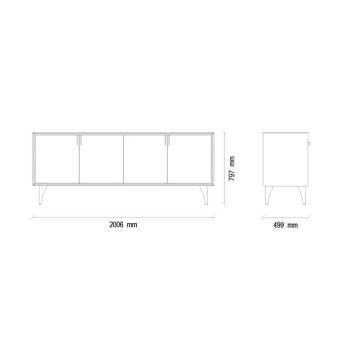 Сервант ENZA HOME NETHA EH20213