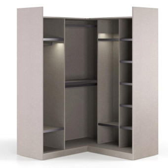Шкаф гардеробный угловой ENZA HOME Коллекция ODENA (ОДЕНА) арт. EH74158