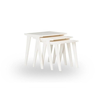 Стол журнальный (белый) ENZA HOME LORA EH30601